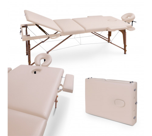 Массажный стол UNIX Стандарт / Standard 3 секции бежевый