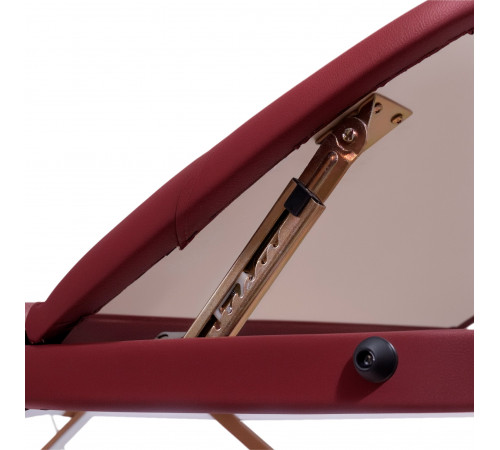 Массажный стол UNIX Комфорт / Comfort 3 секции бордовый