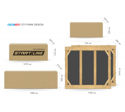 Теннисный стол Start Line City Park DESIGN Всепогодный