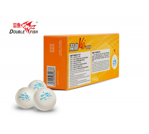 Мячи для н/т Double Fish 1* Volant (10 шт/упак.) р-р.40+