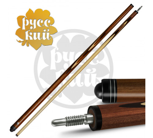 10-10-ПУЛ Кий "Классик 17-запильный" 2 РС, черн.граб/лайствуд(РК)