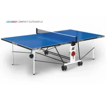 Стол теннисный Compact-2 LX Всепогодный Синий