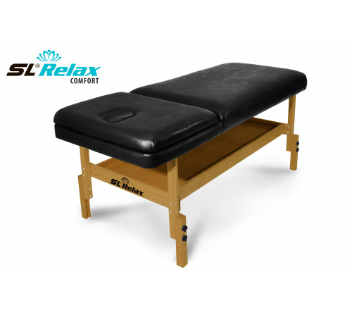 Массажный стол Relax Comfort черная кожа (№6)