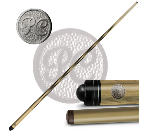 1-11-ПУЛ Кий "Классик 13 запилов" 1 РС, ясень/черн.граб(РС)