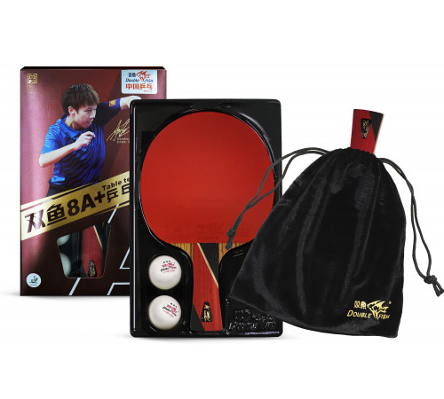 Ракетка с чехлом для н/т Double Fish (8A+C серия)