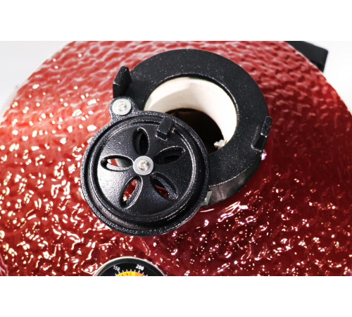 Керамический гриль-барбекю 16 дюймов (красный) (39,8 см)