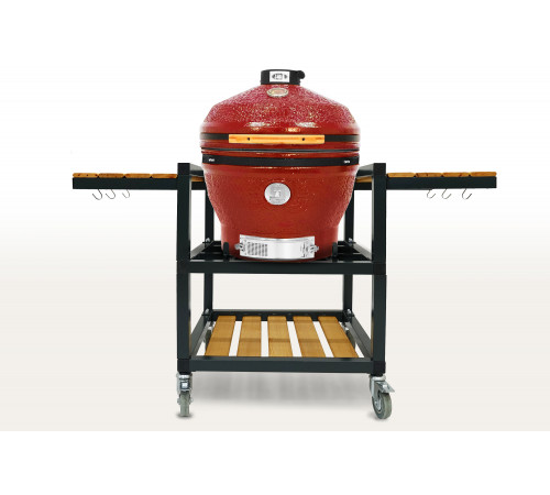 Керамический гриль-барбекю 24 дюйма CFG CHEF (красный) (61 см)