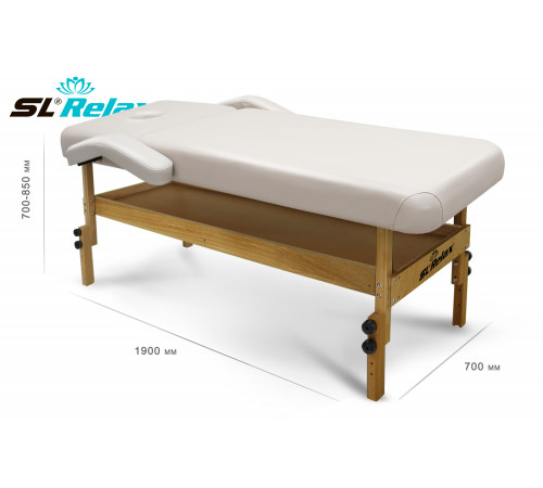 Массажный стол Relax Comfort-М бежевая кожа (№4)